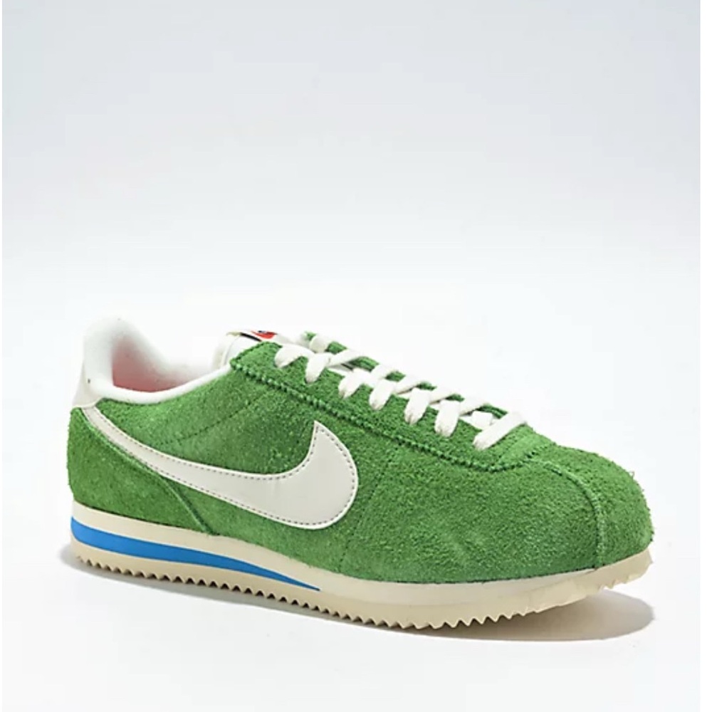 Nike Cortez Chlorophyll Suede Sneakers - Women Size 8.5